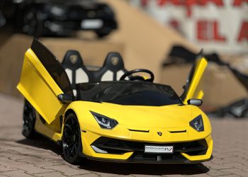 Sarı Lamborghini Akülü Araba 